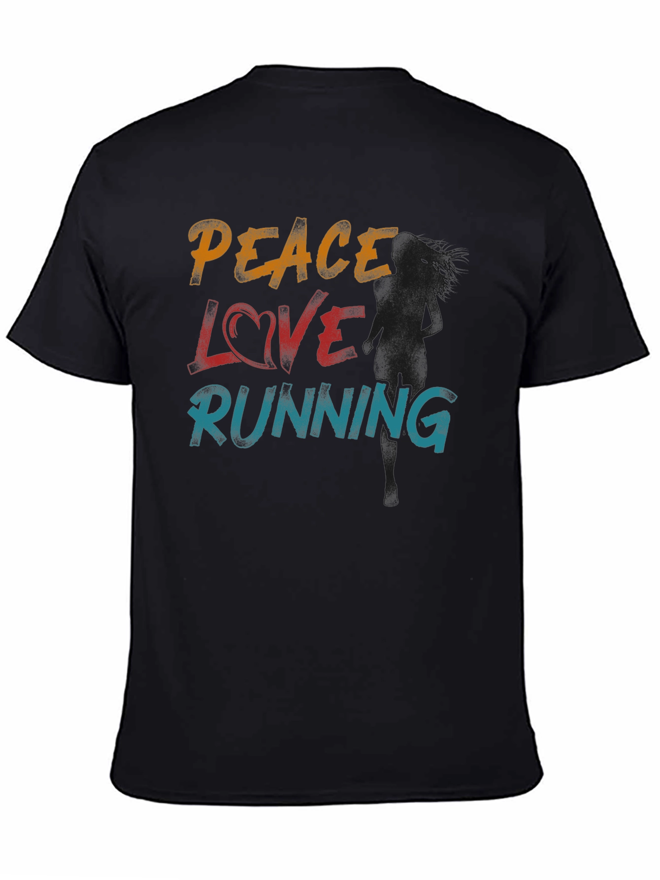Peace Love Running Graphic Tee