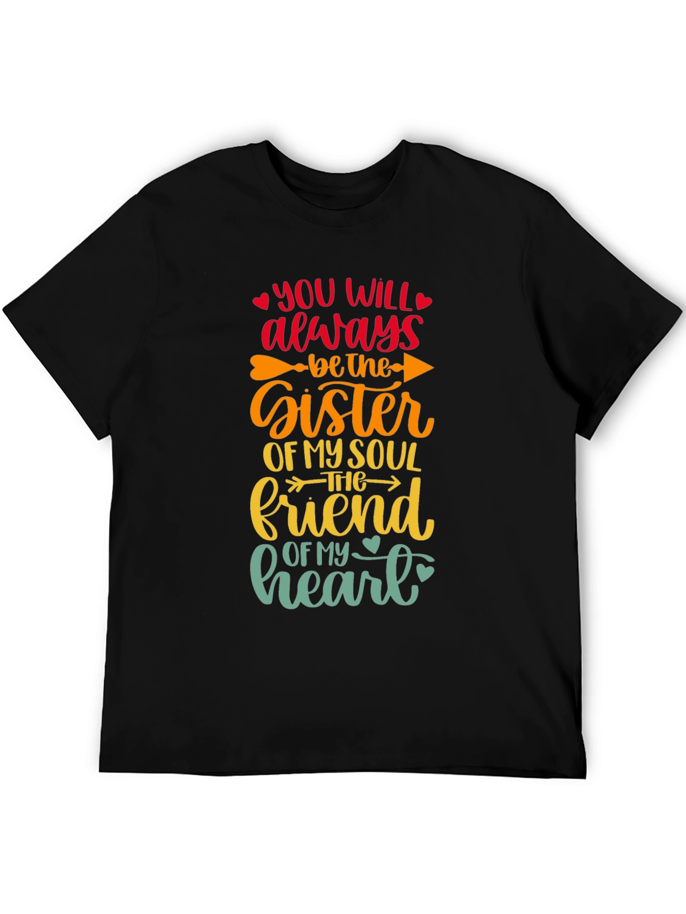 Sister Soul Friend Graphic T-Shirt - Trendy Comfort
