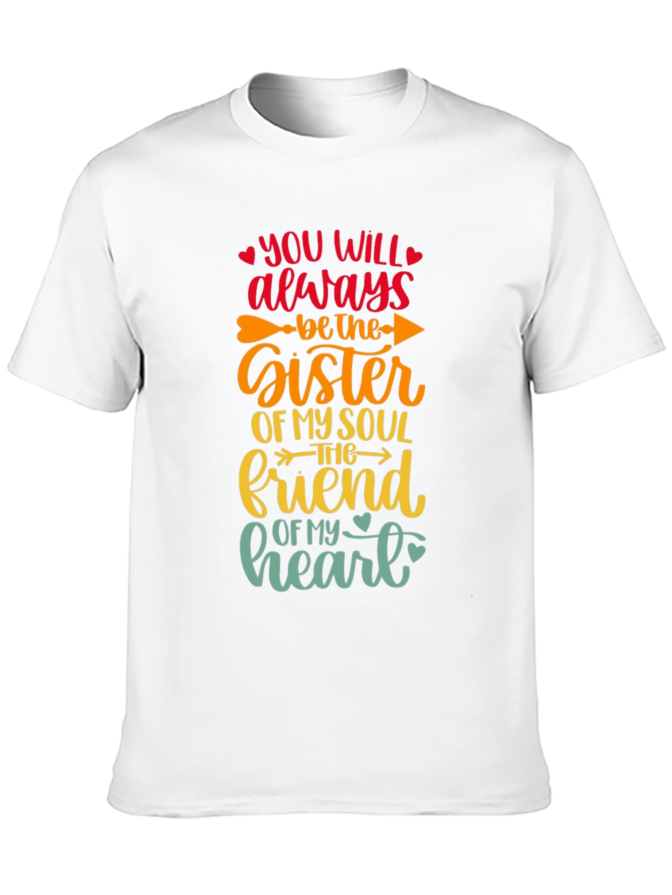 Sister Soul Friend Graphic T-Shirt - Trendy Comfort
