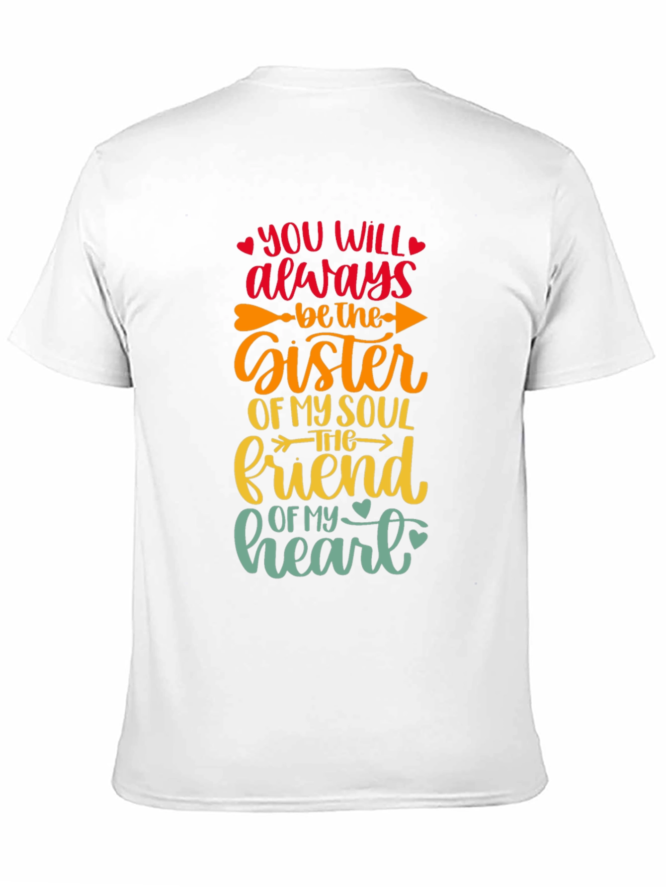 Sister Soul Friend Graphic T-Shirt - Trendy Comfort