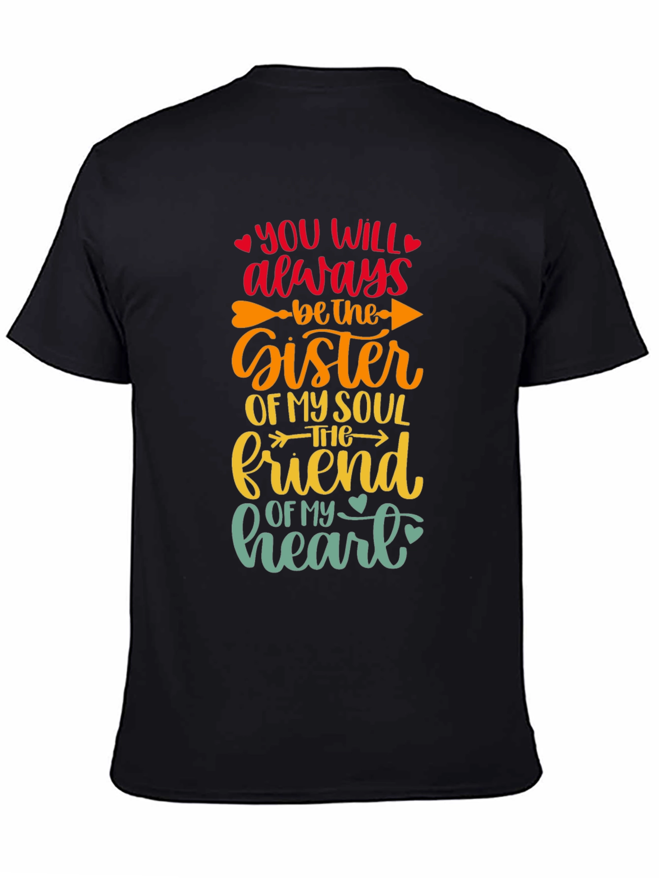 Sister Soul Friend Graphic T-Shirt - Trendy Comfort