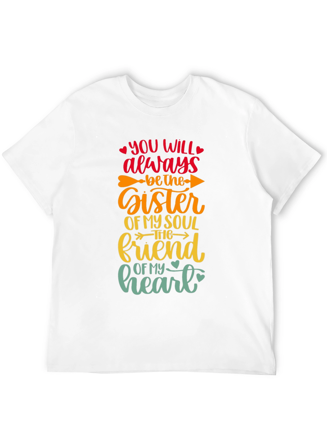 Sister Soul Friend Graphic T-Shirt - Trendy Comfort