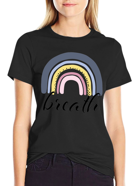 Breathe Rainbow Graphic T-Shirt - Relaxed Fit