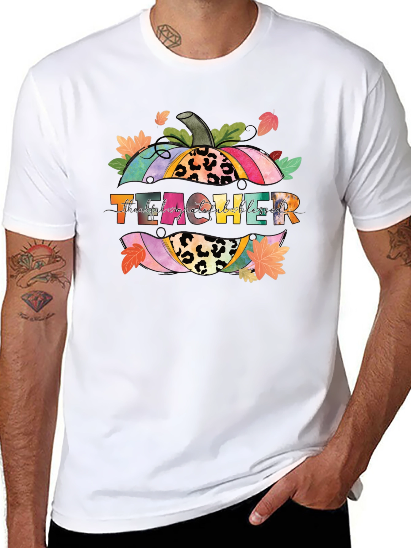 Teacher Fall Pumpkin T-Shirt