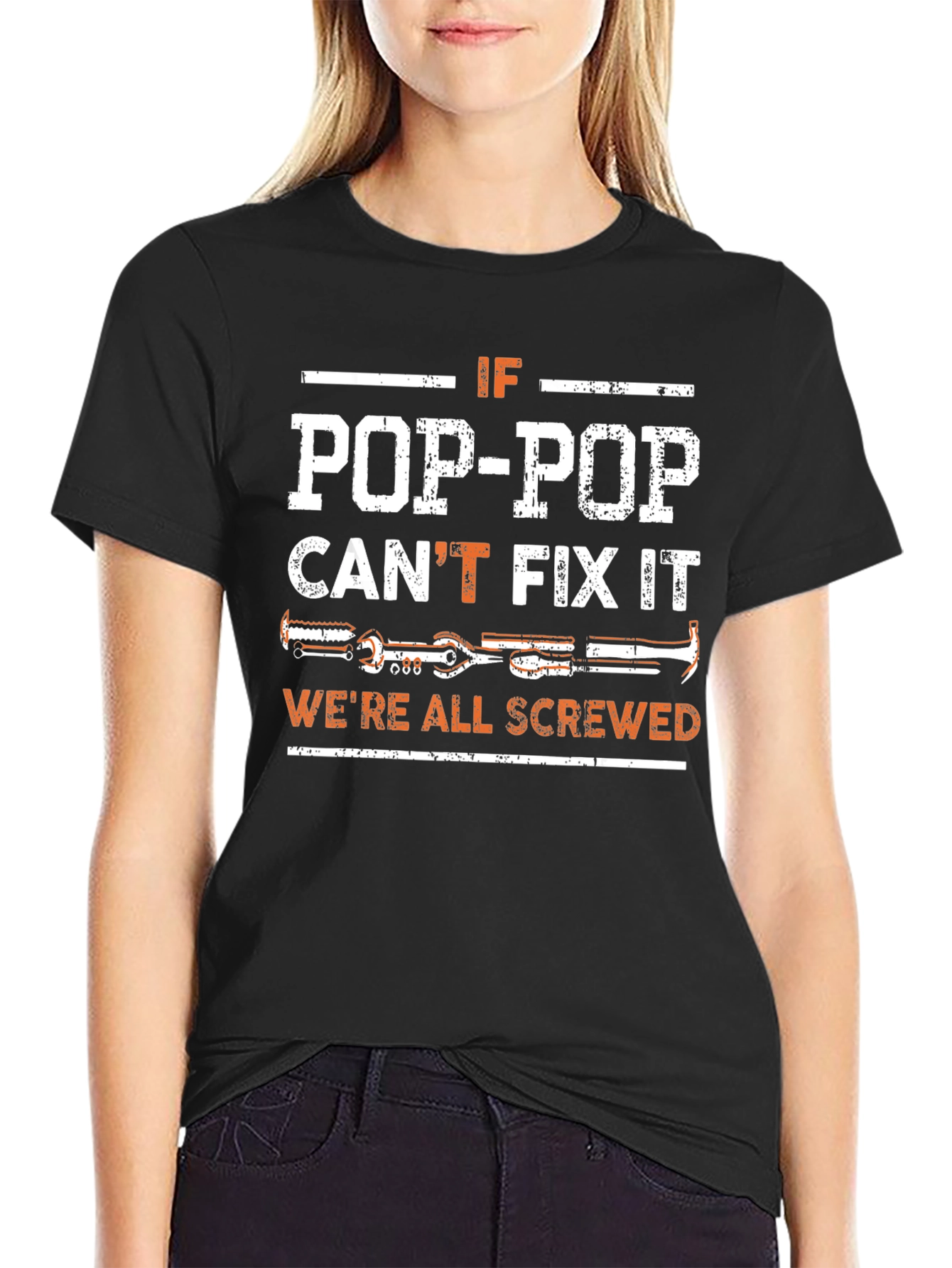 Pop-Pop Can Fix It Mens T-Shirt