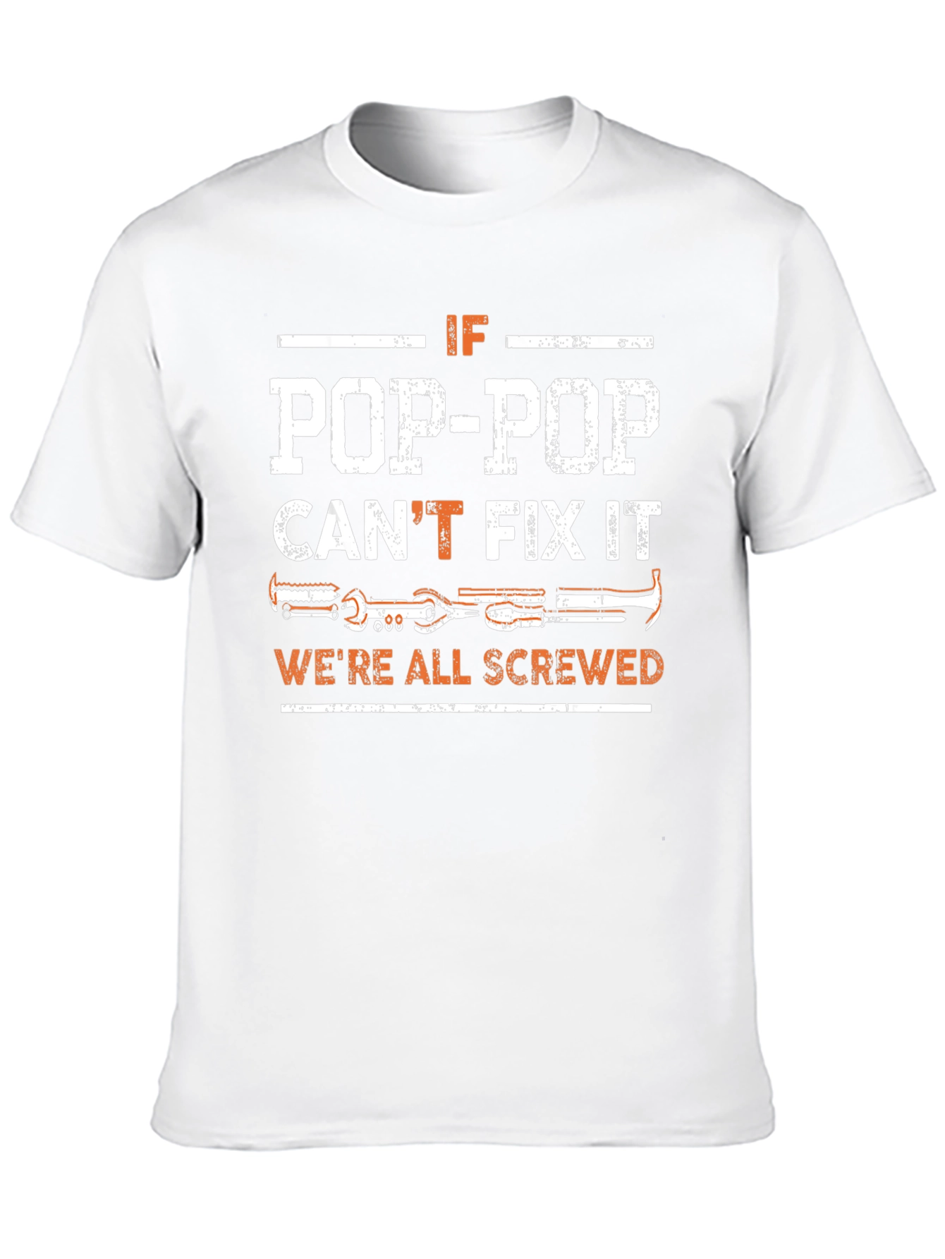 Pop-Pop Can Fix It Mens T-Shirt