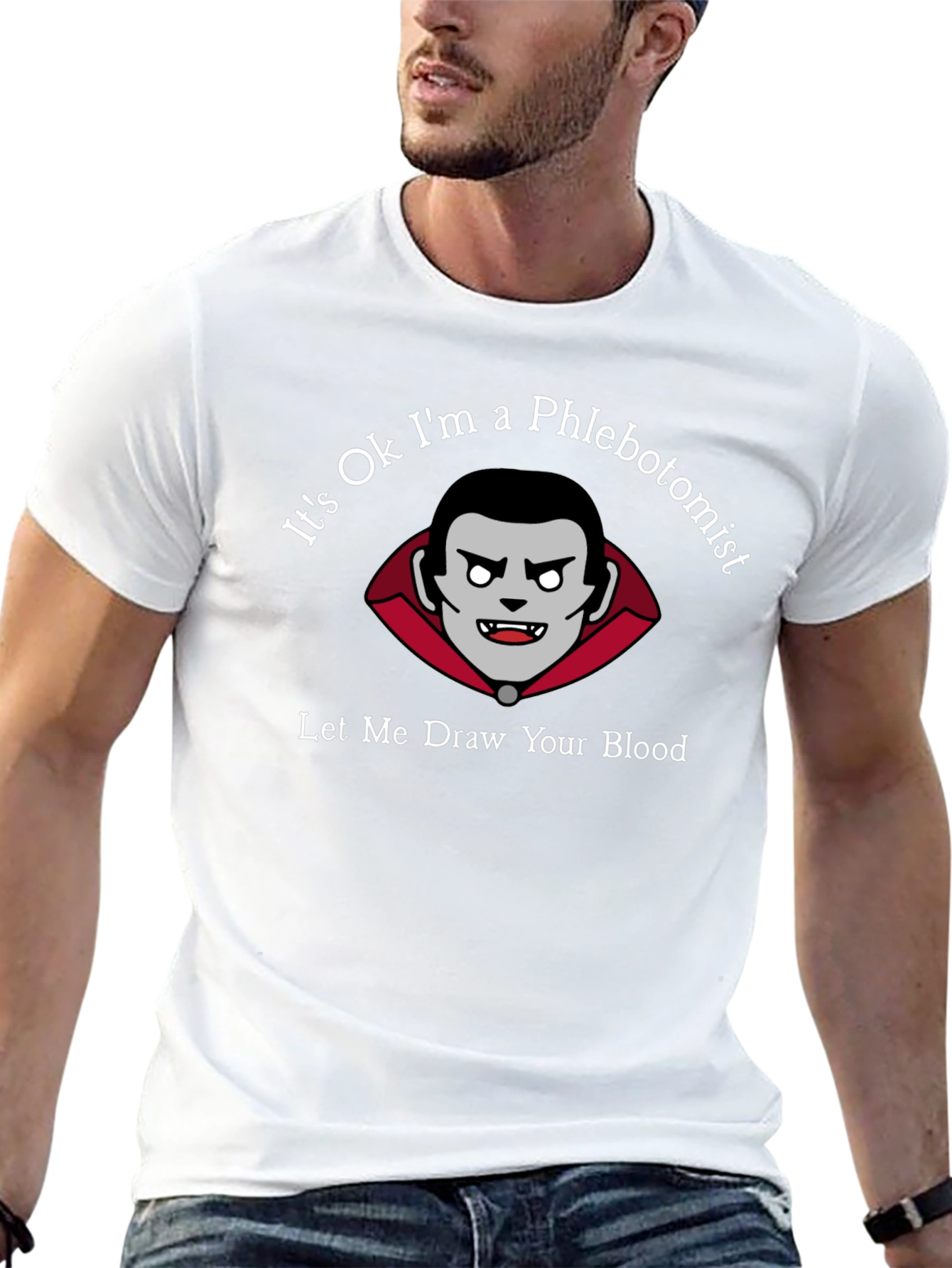 Phlebotomist Vampire Graphic Tee