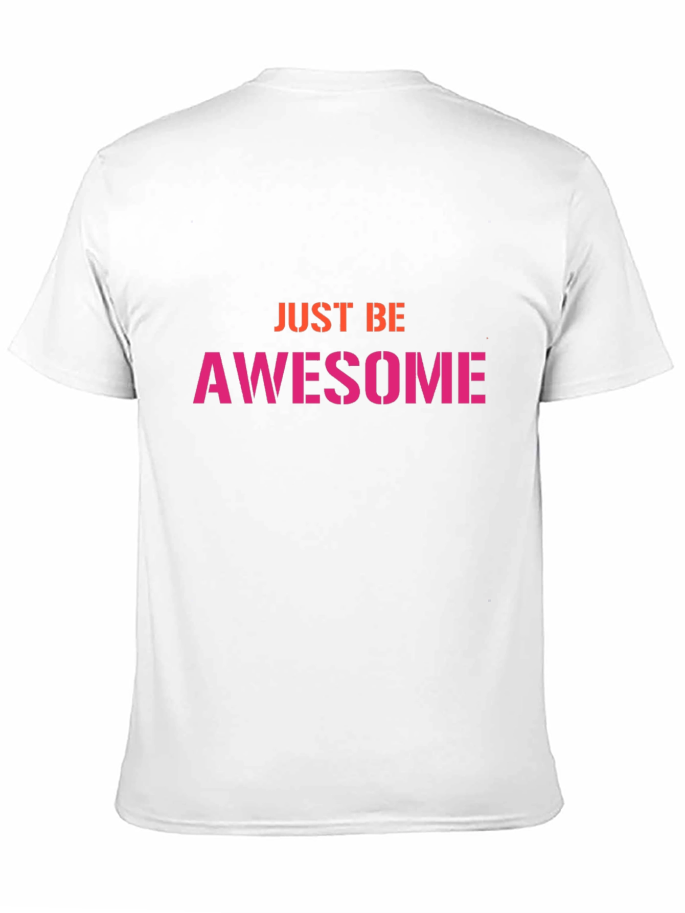 Just Be Awesome Graphic Tee - Black