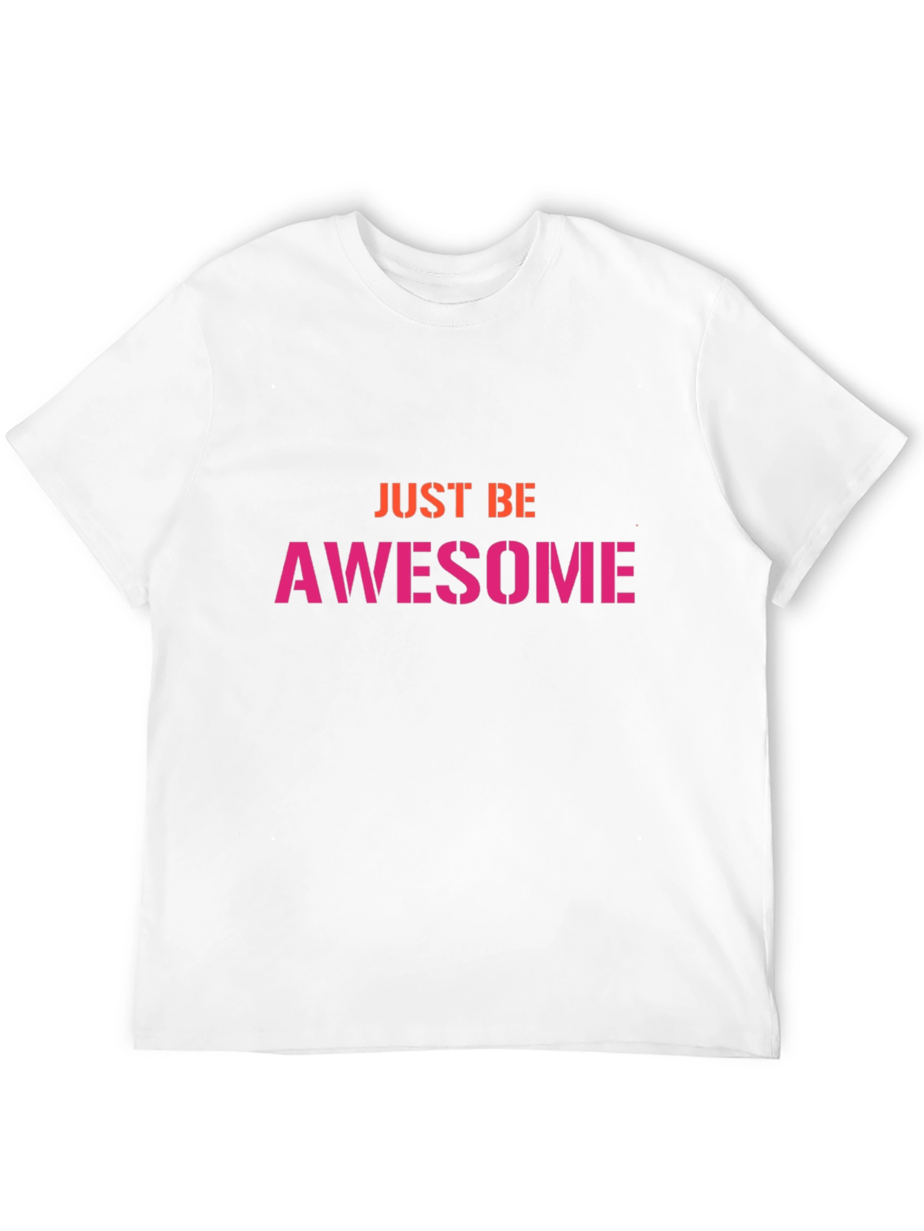 Just Be Awesome Graphic Tee - Black