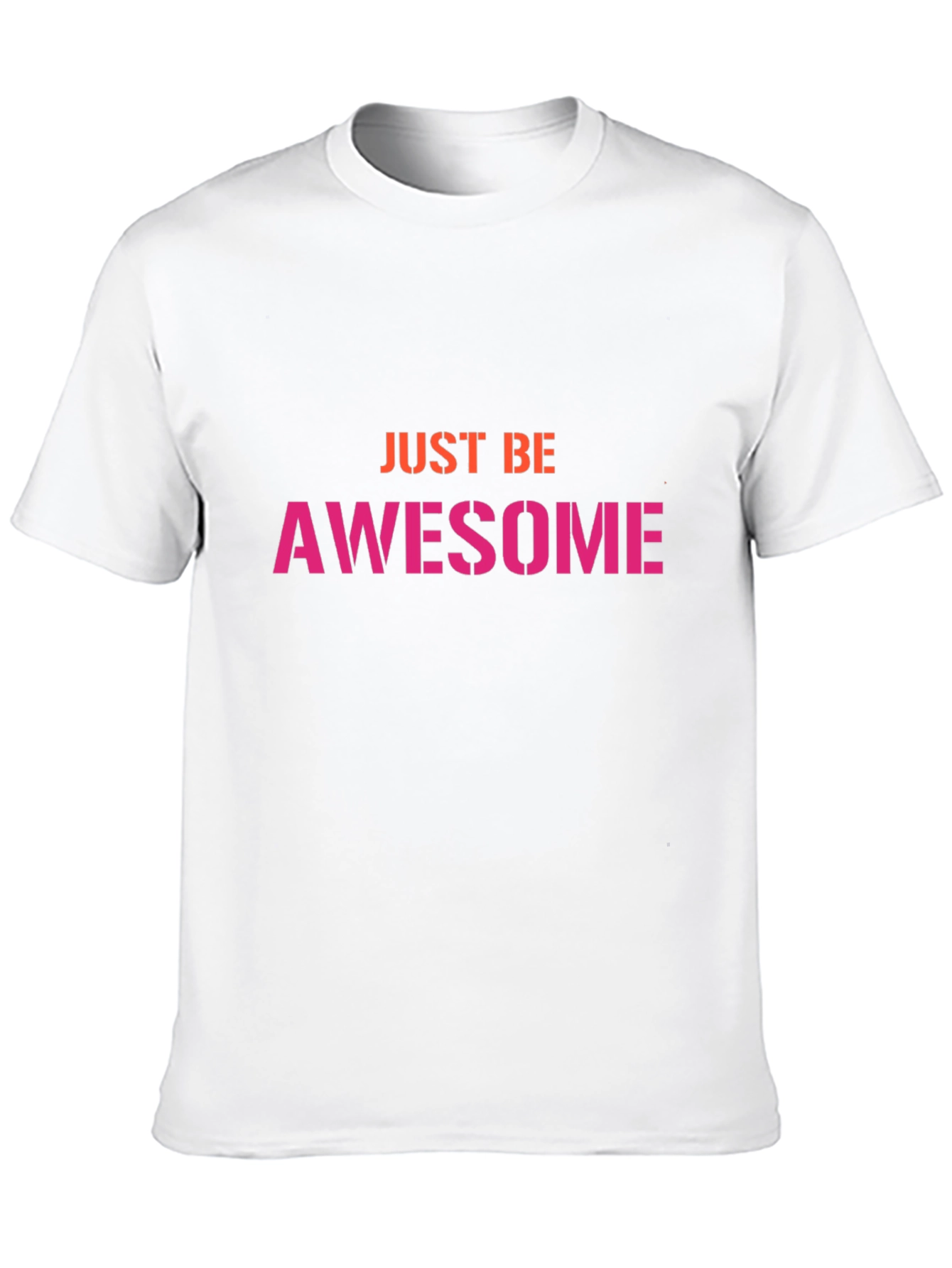 Just Be Awesome Graphic Tee - Black