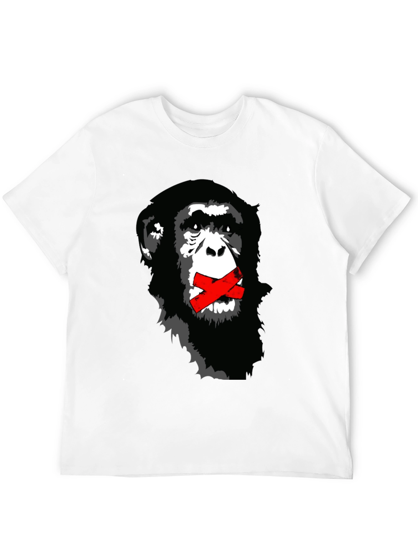 Chimpanzee Graphic T-Shirt - Hear No Evil