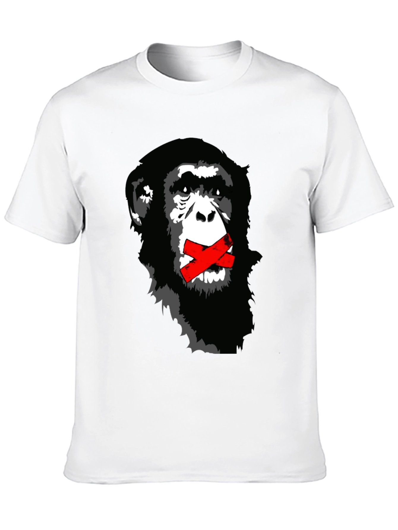 Chimpanzee Graphic T-Shirt - Hear No Evil