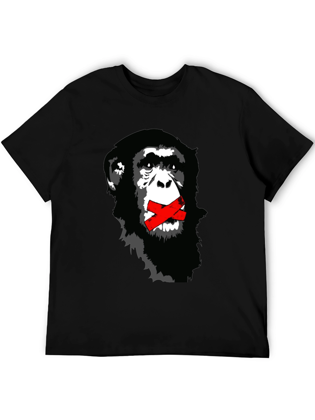 Chimpanzee Graphic T-Shirt - Hear No Evil