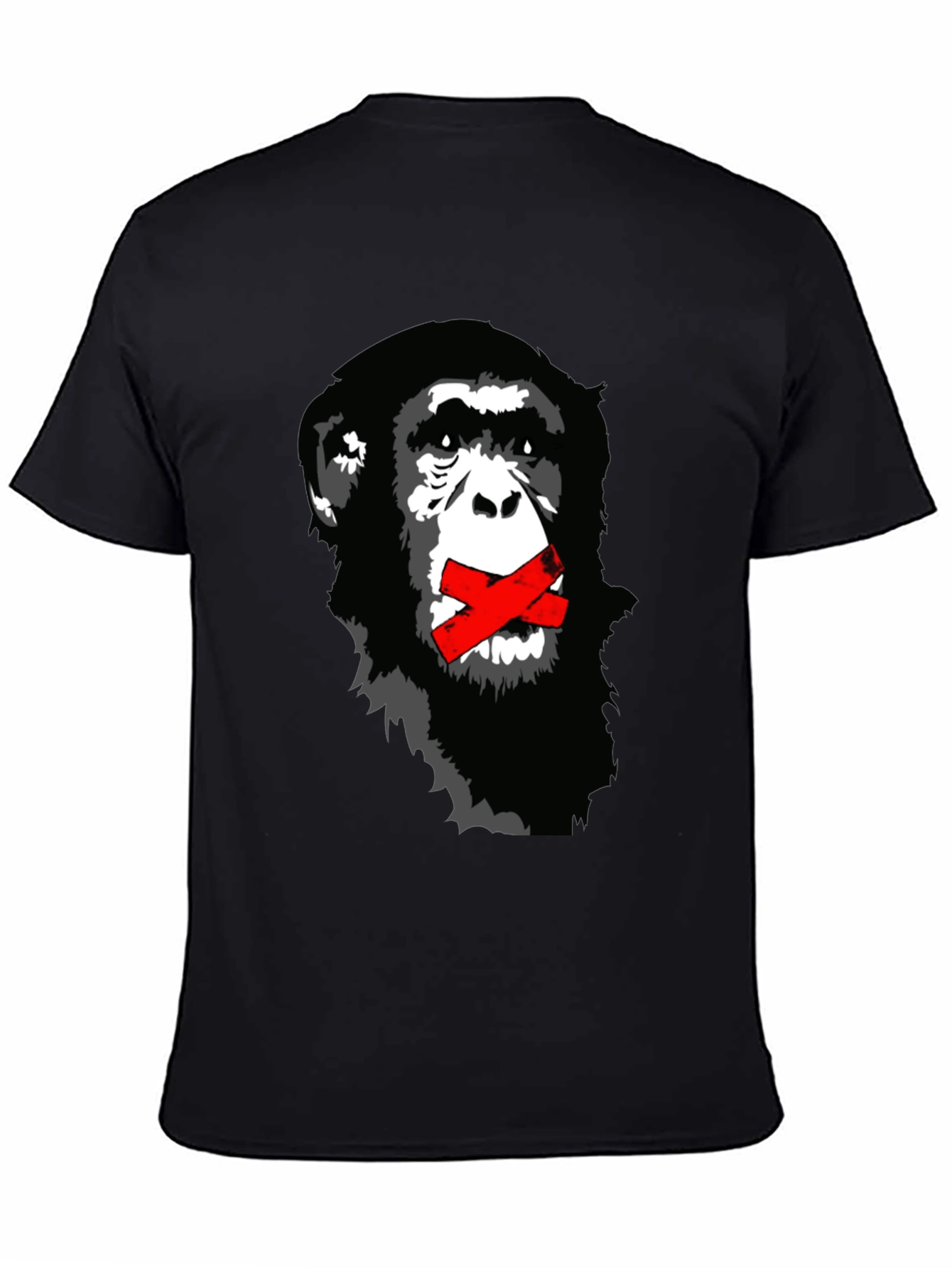 Chimpanzee Graphic T-Shirt - Hear No Evil