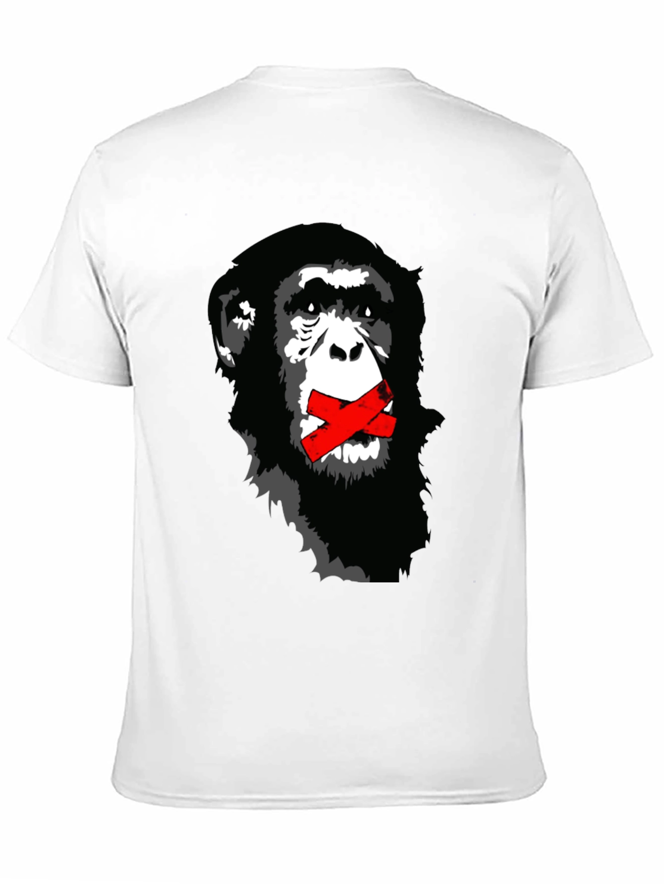 Chimpanzee Graphic T-Shirt - Hear No Evil