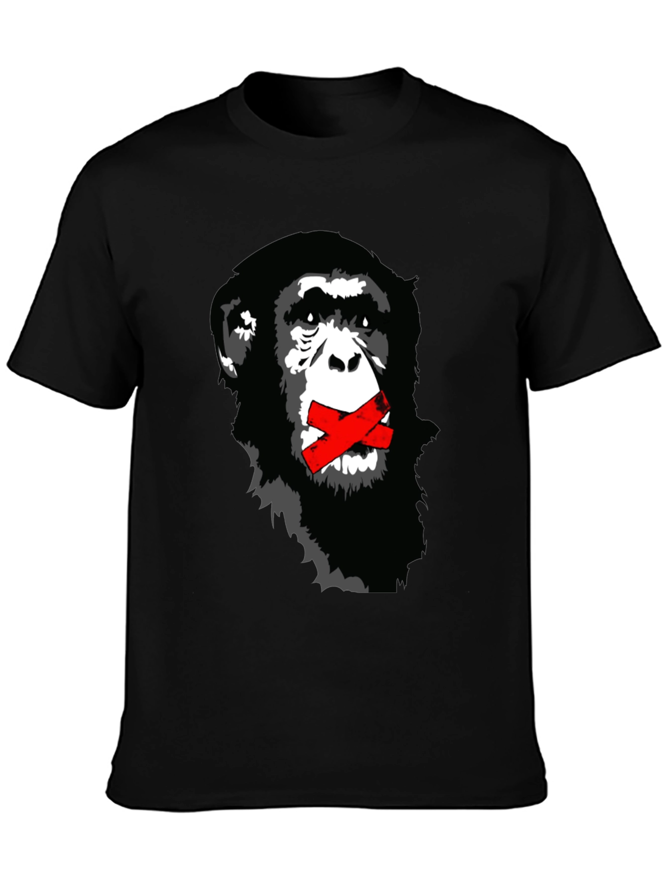 Chimpanzee Graphic T-Shirt - Hear No Evil