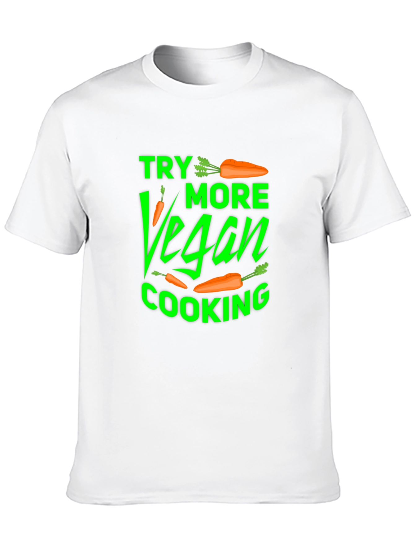 Vegan Cooking T-Shirt - Try More Vegan