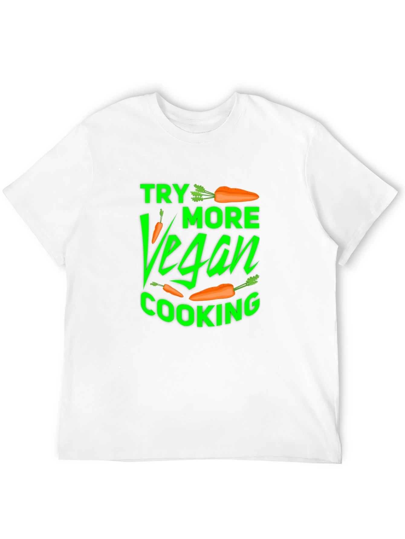 Vegan Cooking T-Shirt - Try More Vegan
