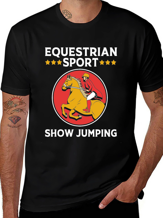 Equestrian Sport Show Jumping T-Shirt