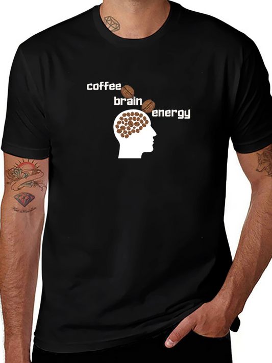 Coffee Brain Energy T-Shirt - Boost Your Day!