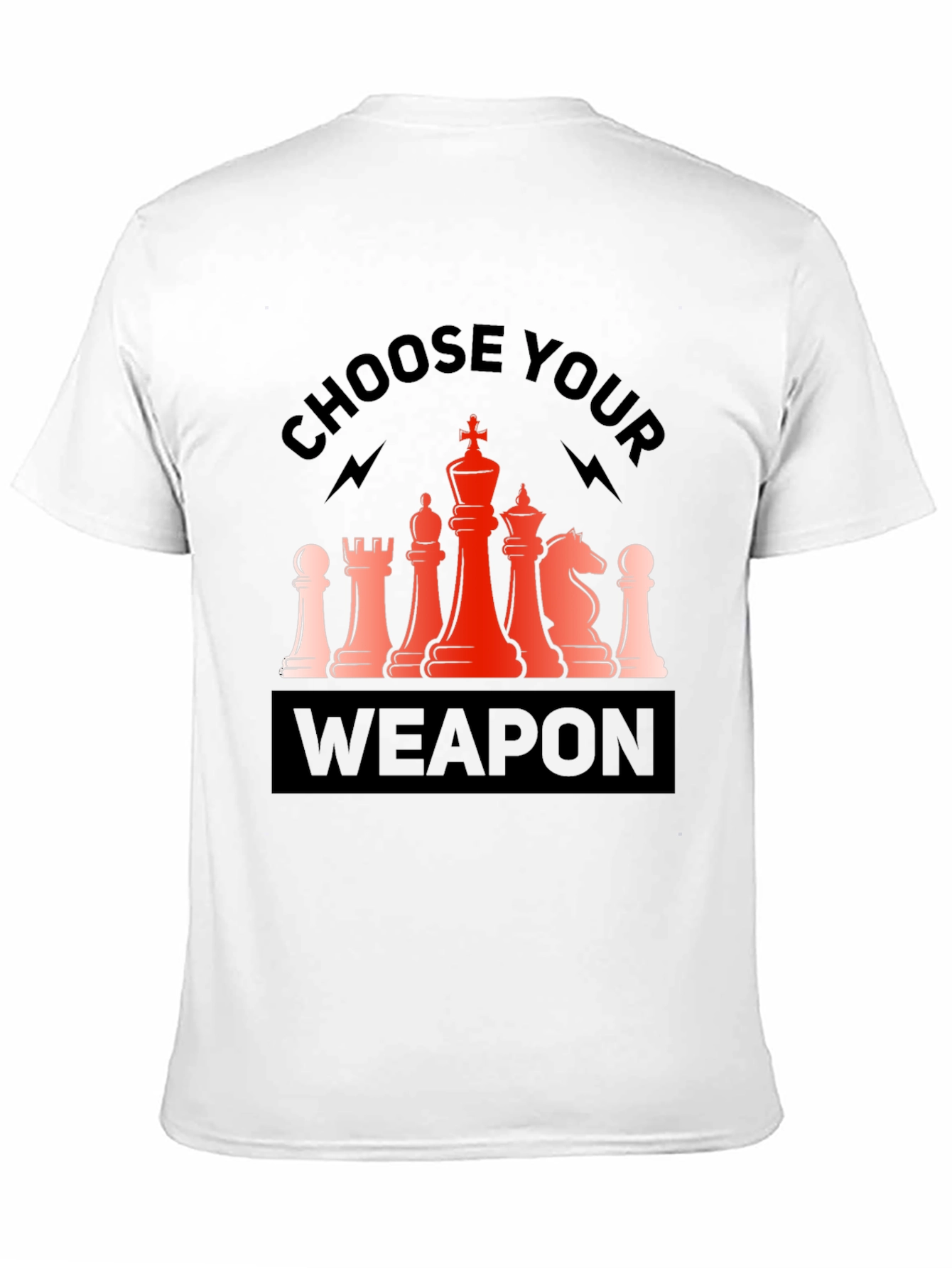 Chess Weapon Tee: Choose Your Strategy