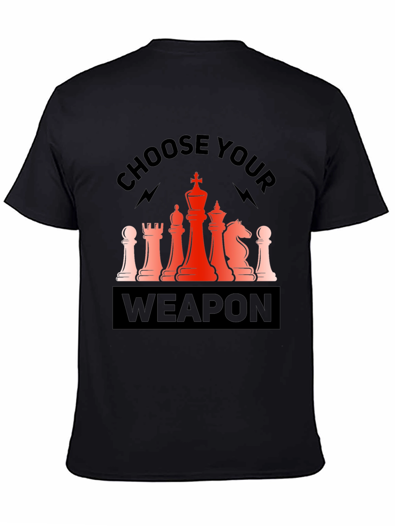 Chess Weapon Tee: Choose Your Strategy