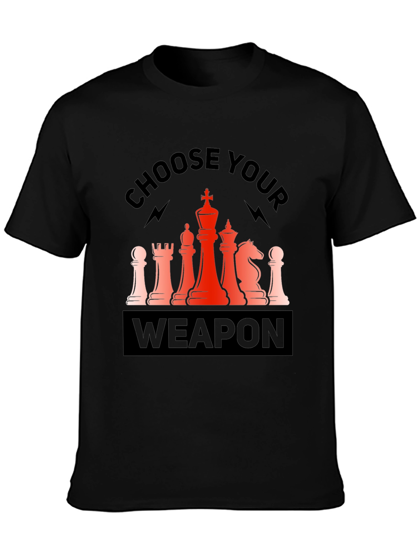 Chess Weapon Tee: Choose Your Strategy