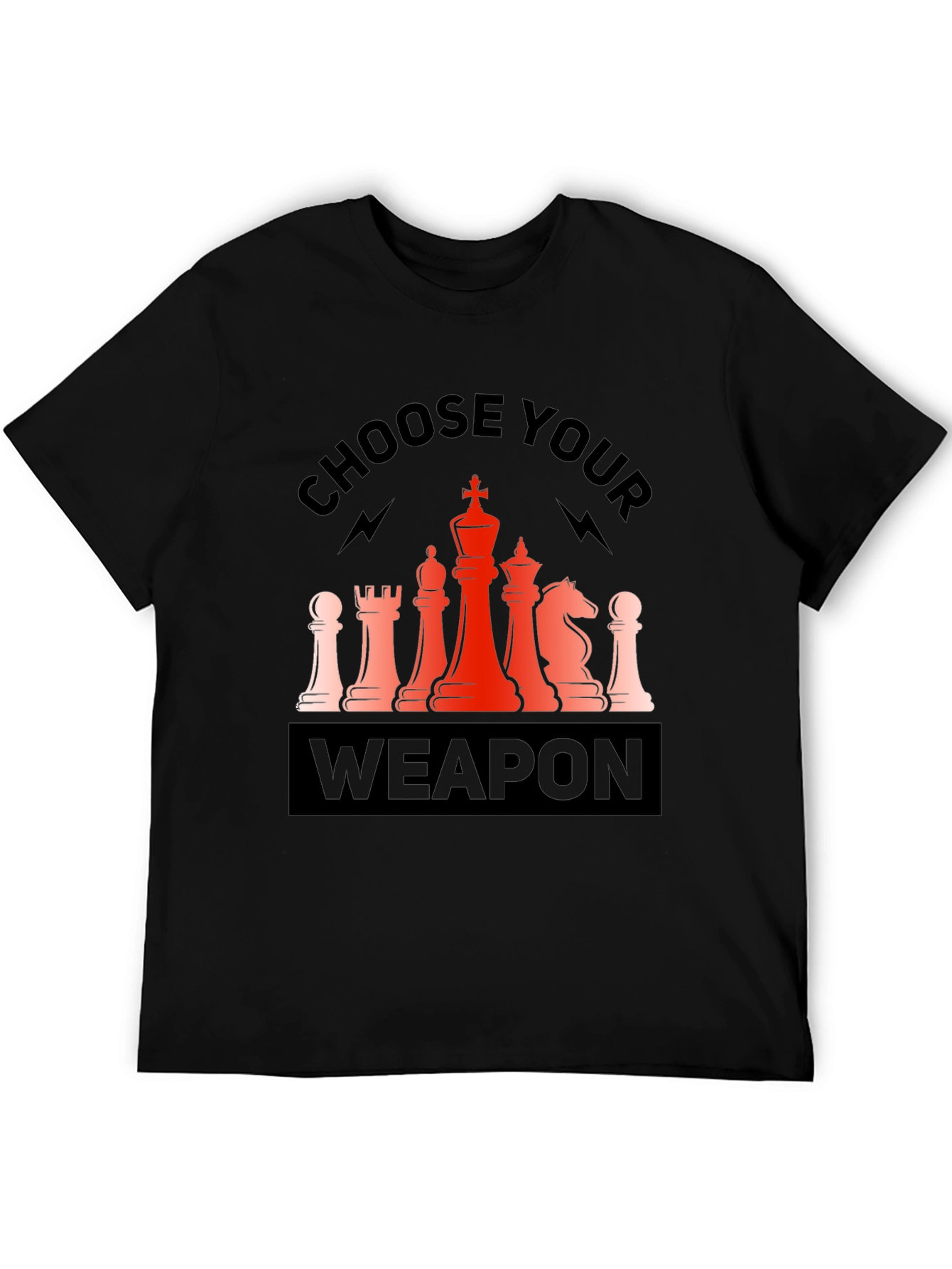 Chess Weapon Tee: Choose Your Strategy