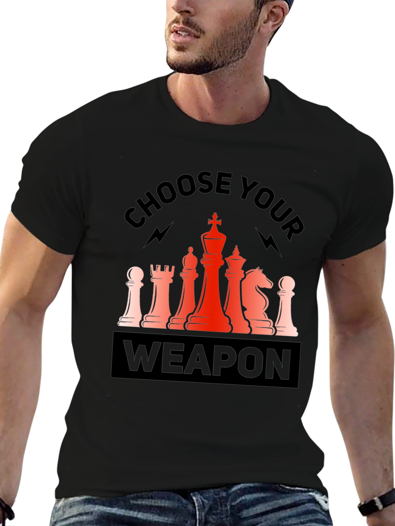 Chess Weapon Tee: Choose Your Strategy