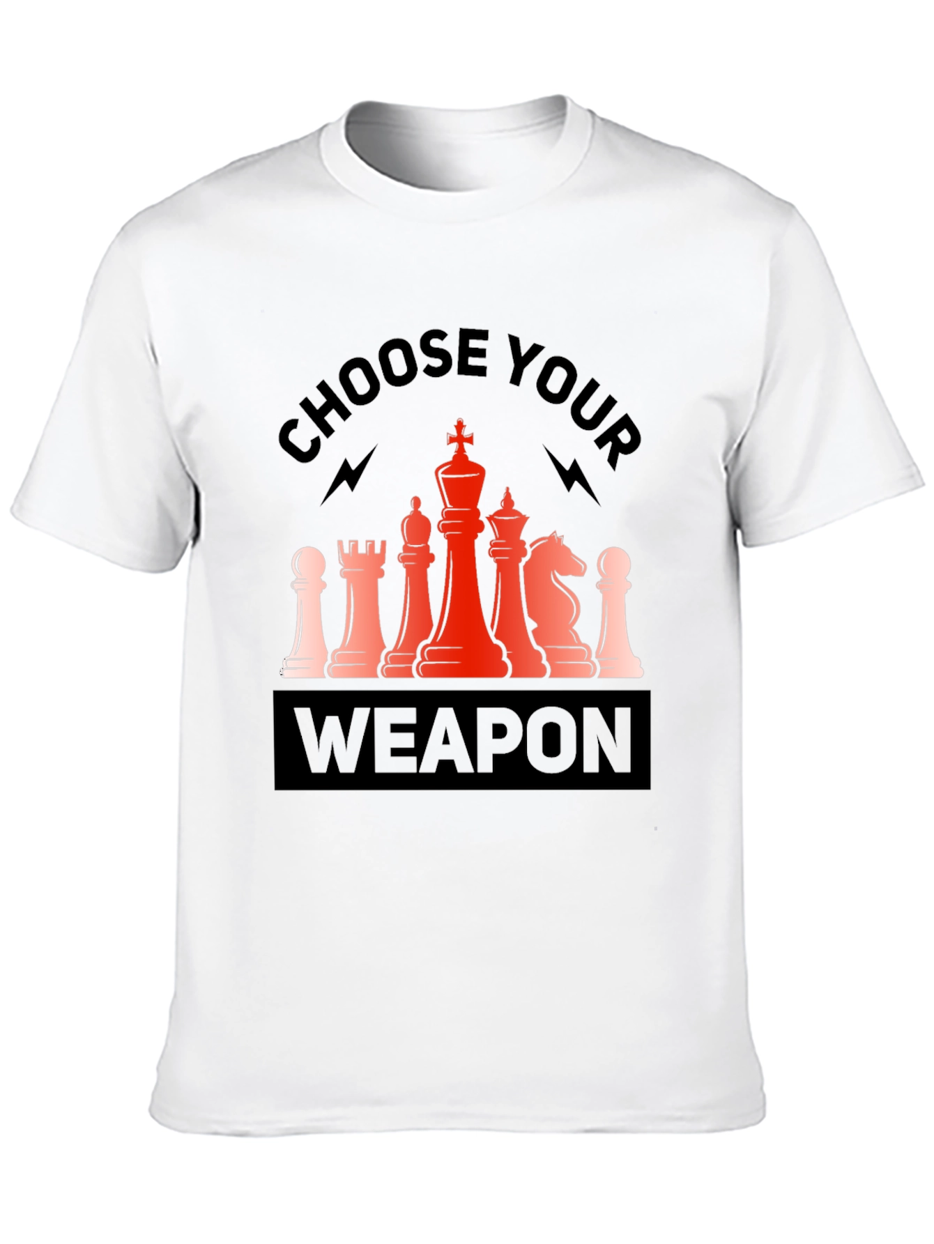 Chess Weapon Tee: Choose Your Strategy