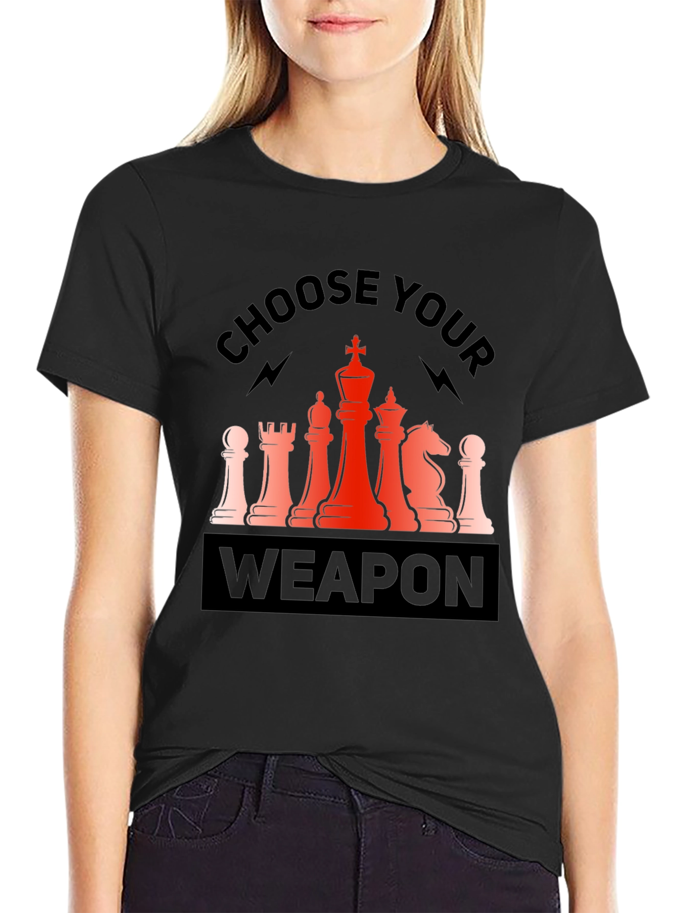 Chess Weapon Tee: Choose Your Strategy