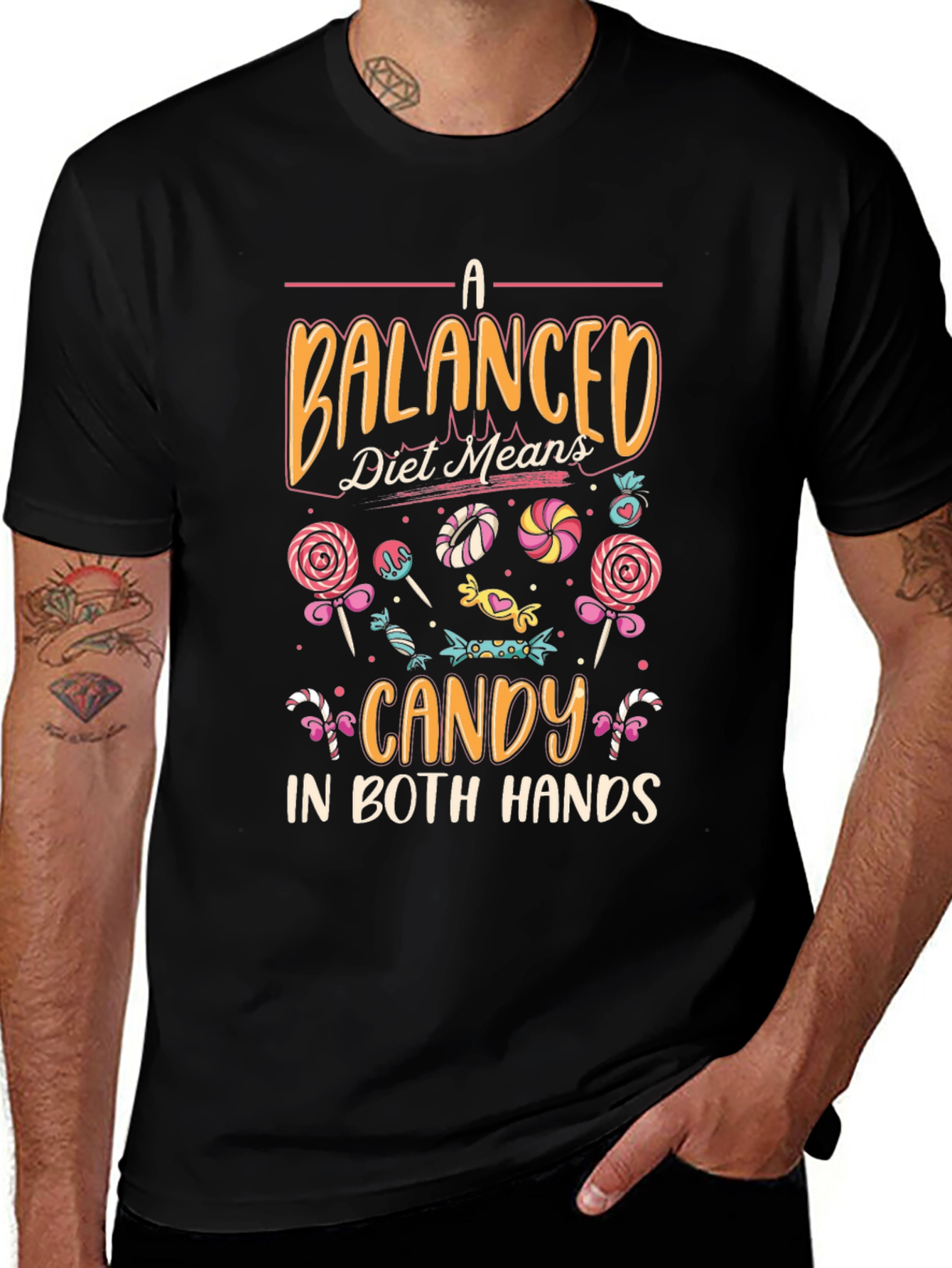 Balanced Diet Candy T-Shirt