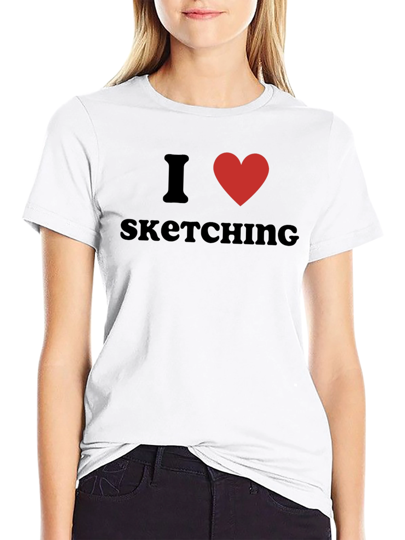 I Love Sketching Graphic T-Shirt