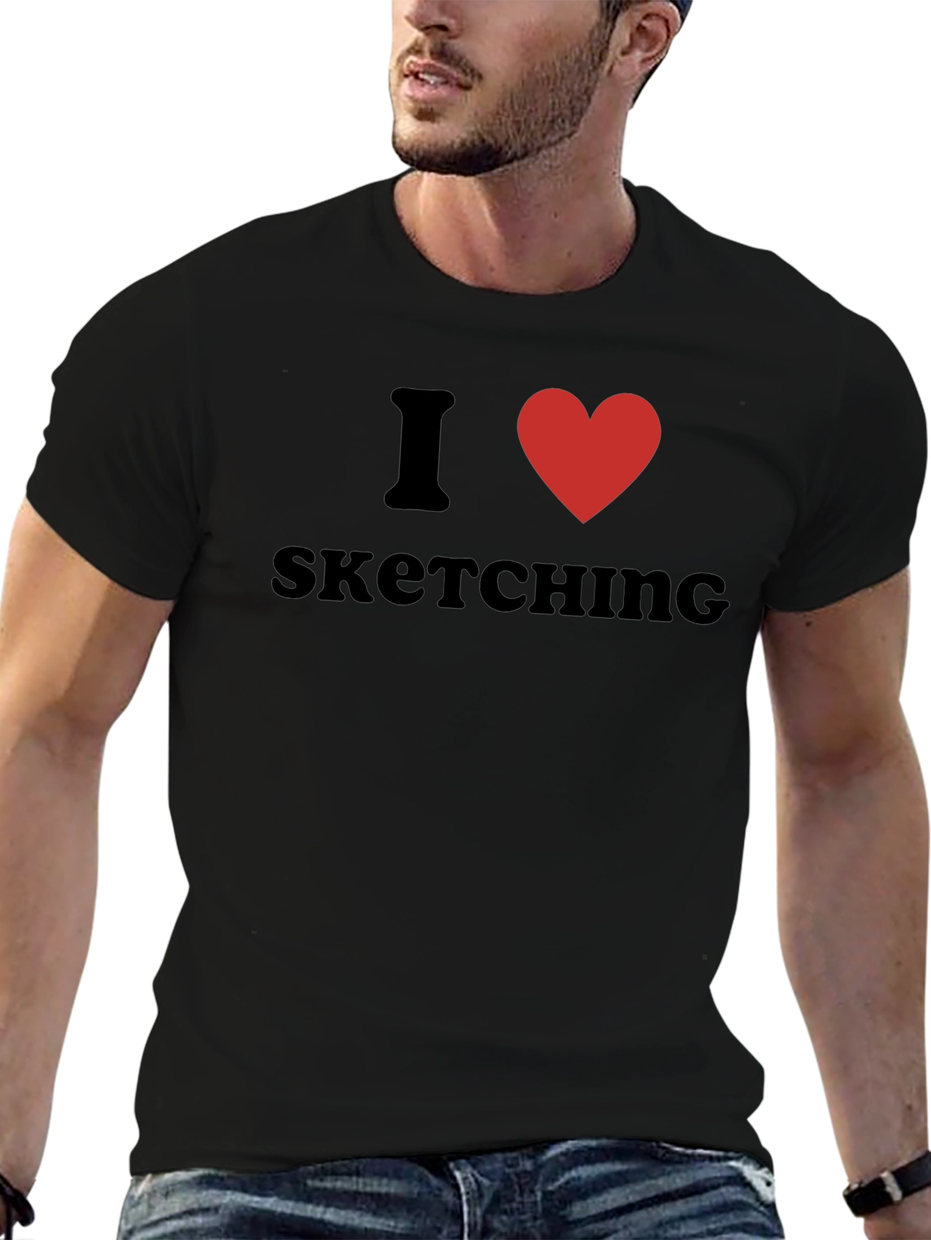 I Love Sketching Graphic T-Shirt