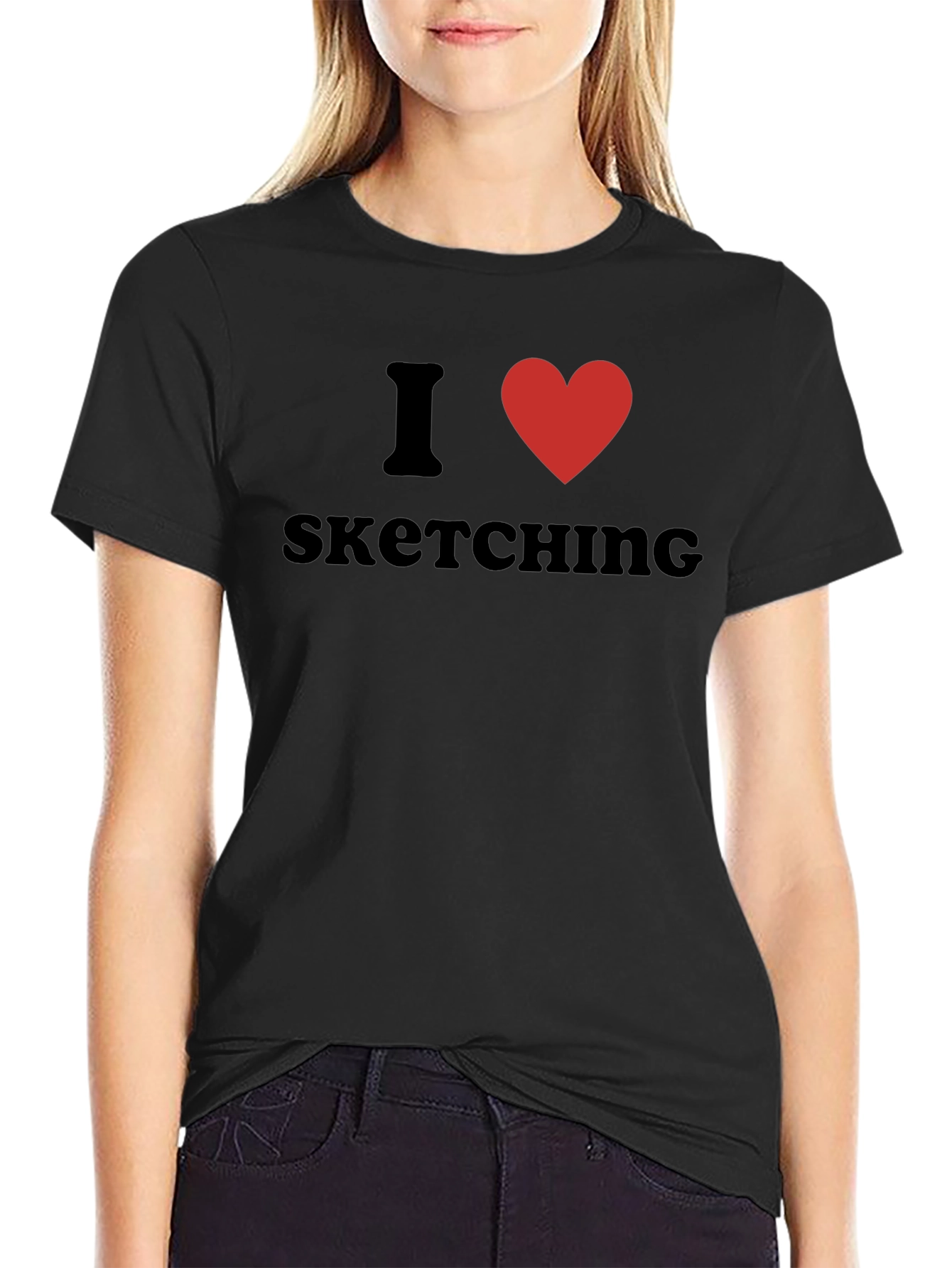 I Love Sketching Graphic T-Shirt