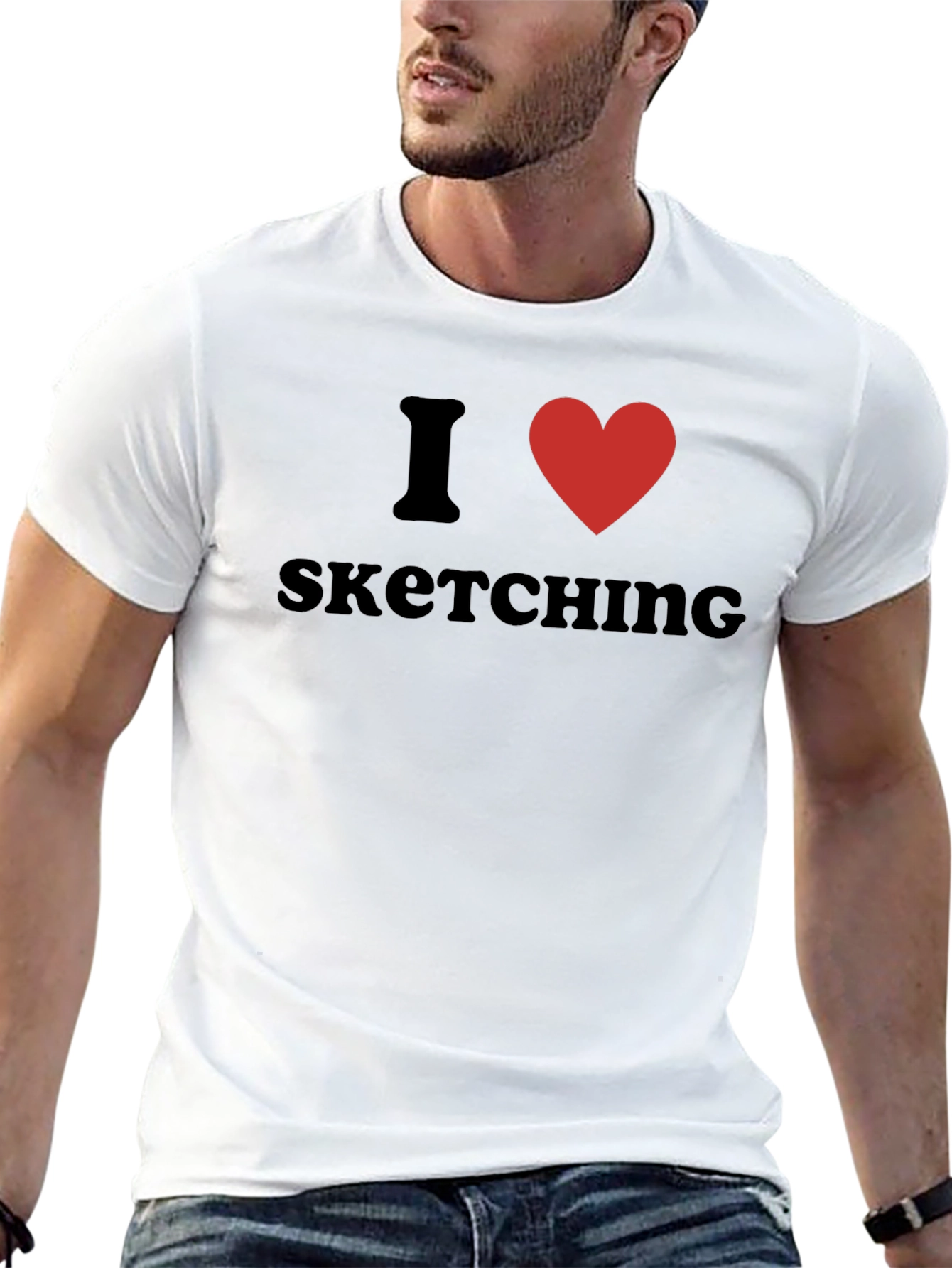 I Love Sketching Graphic T-Shirt