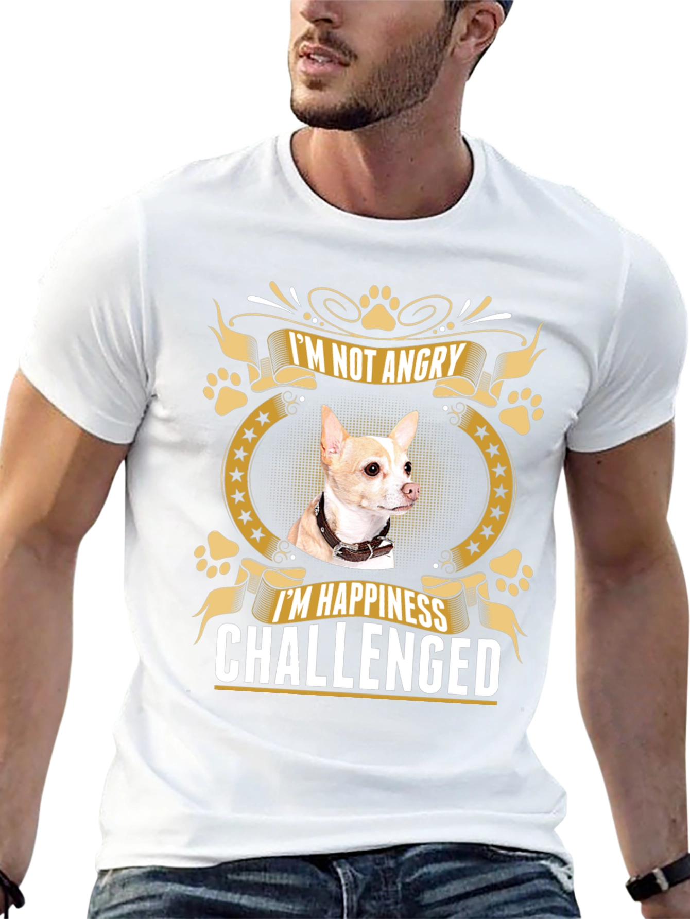 Im Not Angry Chihuahua T-Shirt