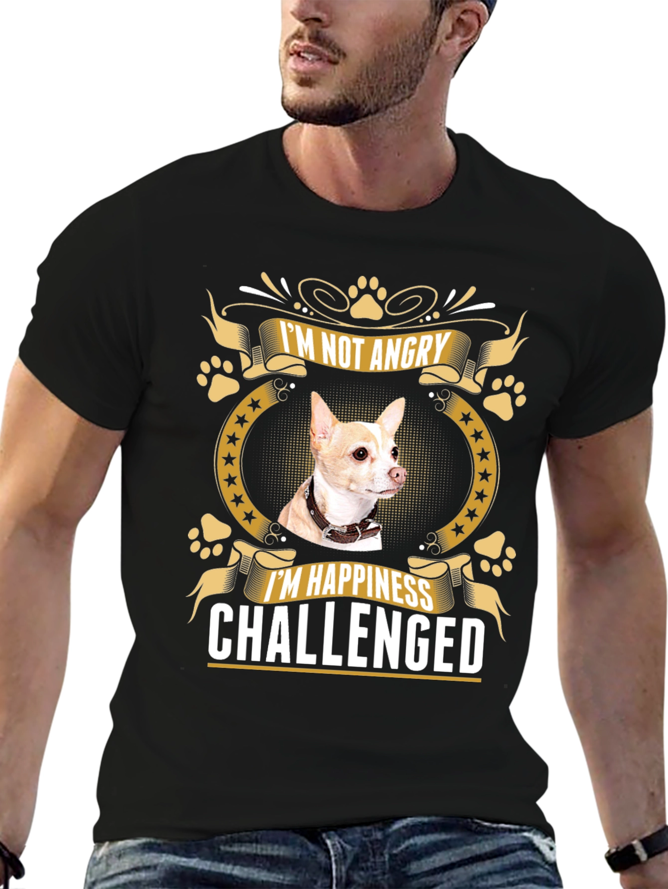 Im Not Angry Chihuahua T-Shirt