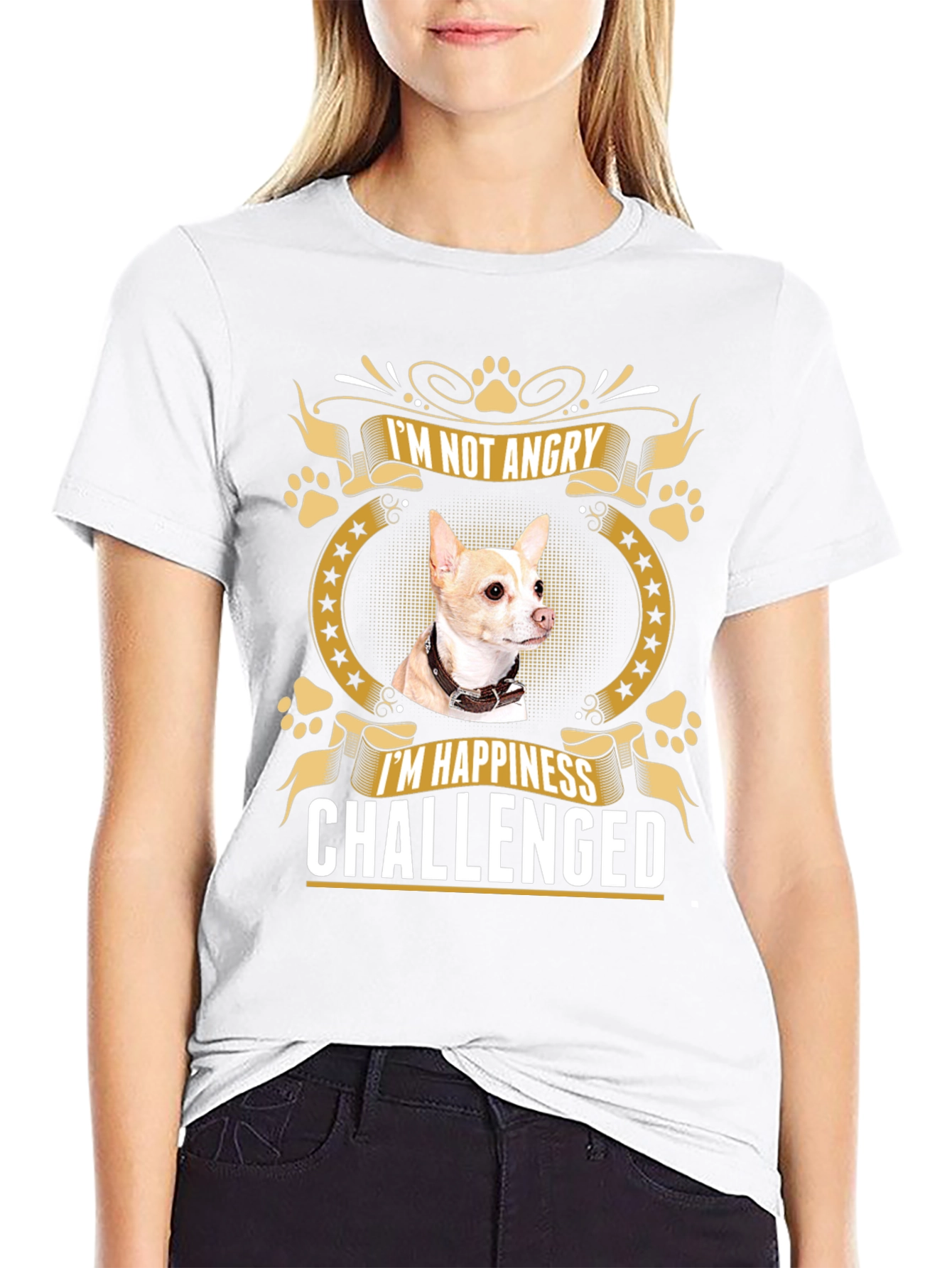Im Not Angry Chihuahua T-Shirt