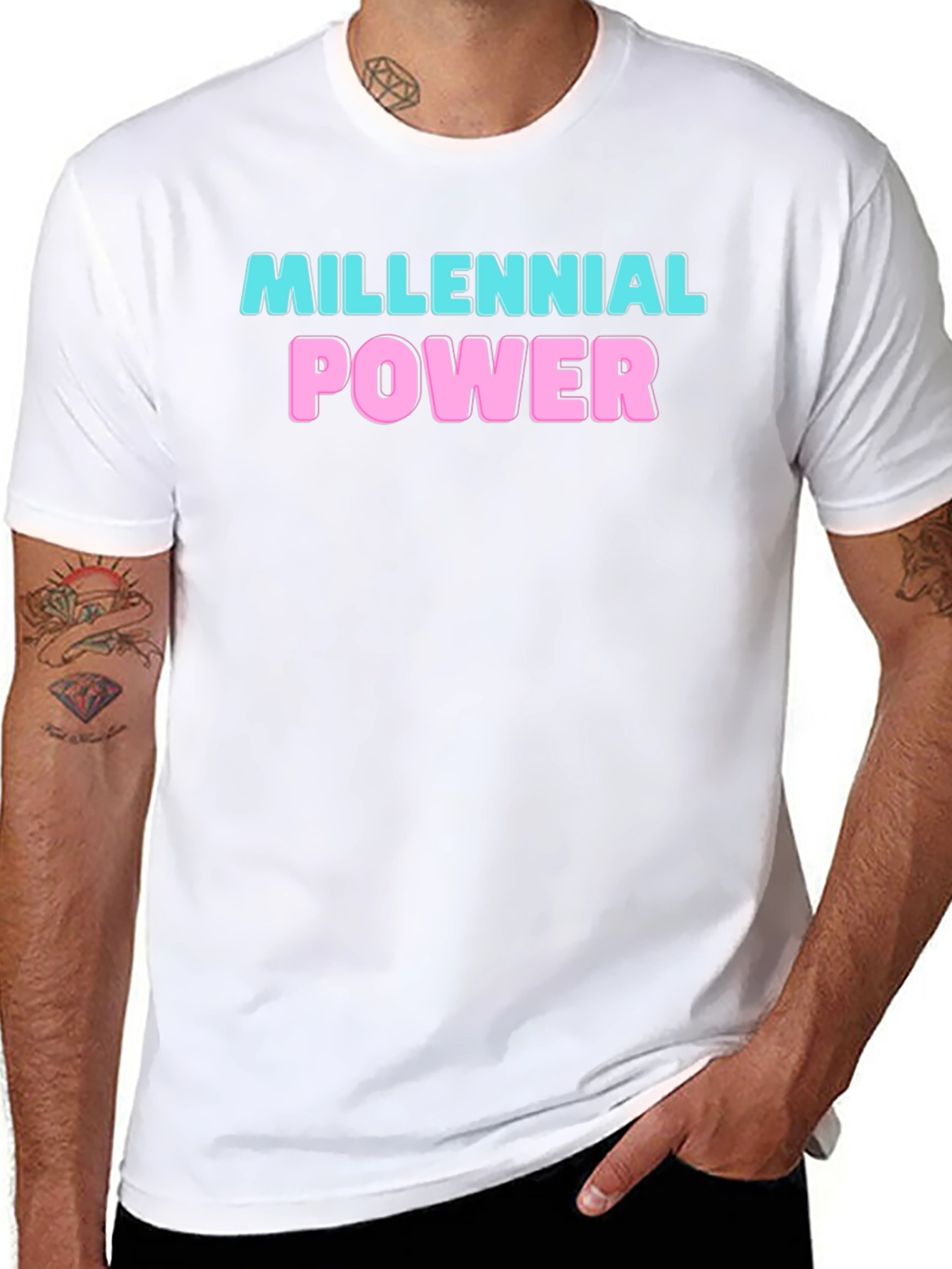 Millennial Power Black T-Shirt