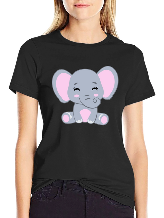 Cute Elephant Graphic Tee - Unisex T-Shirt