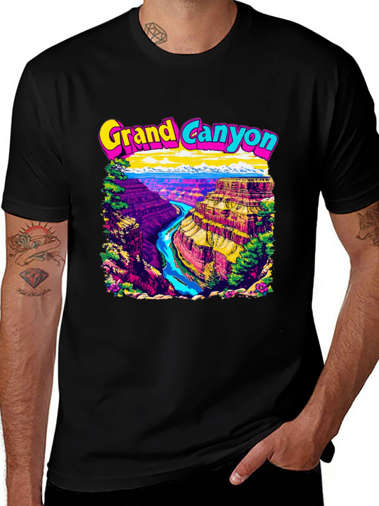Grand Canyon Graphic Tee - Mens Black T-Shirt