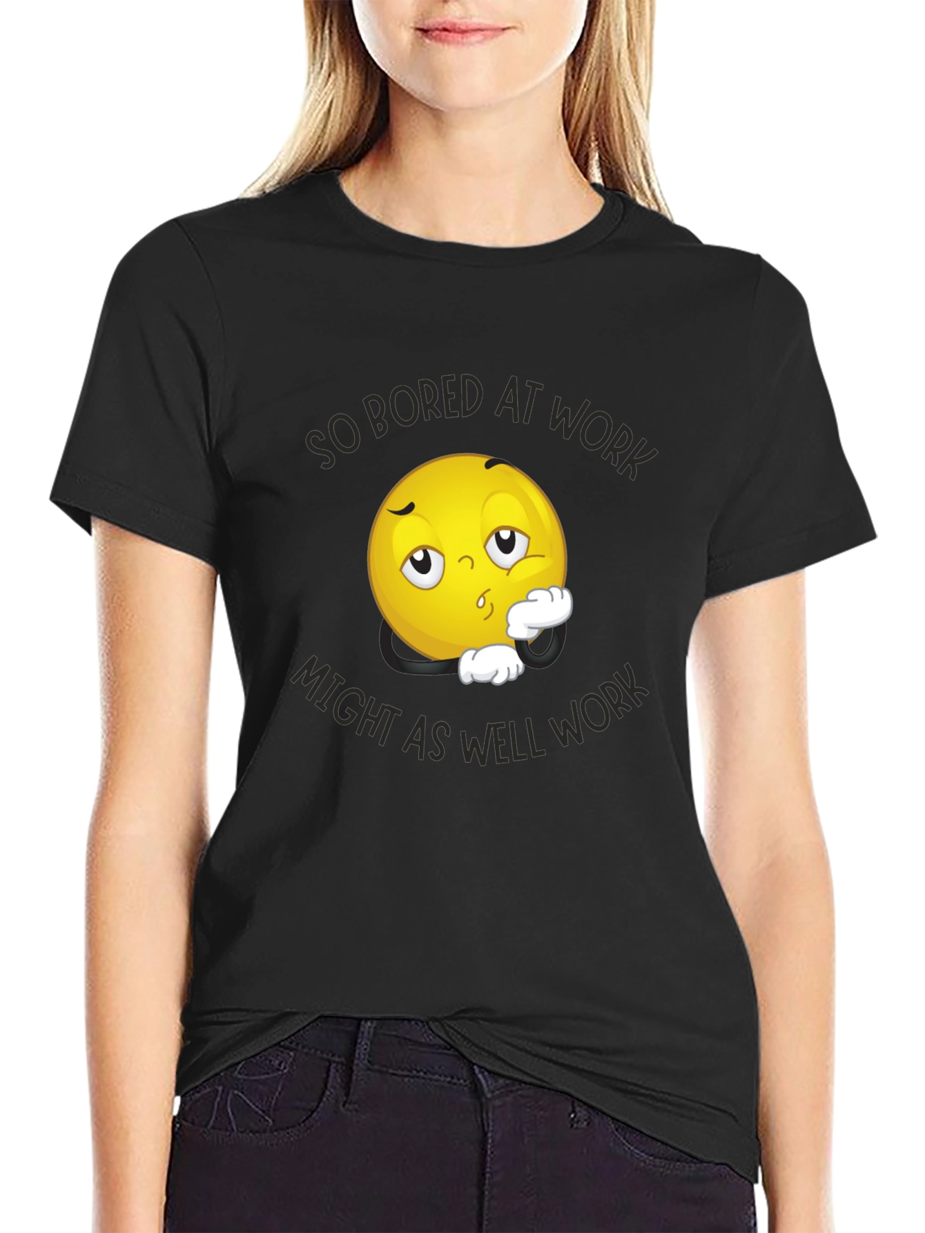 So Bored At Work Graphic Tee