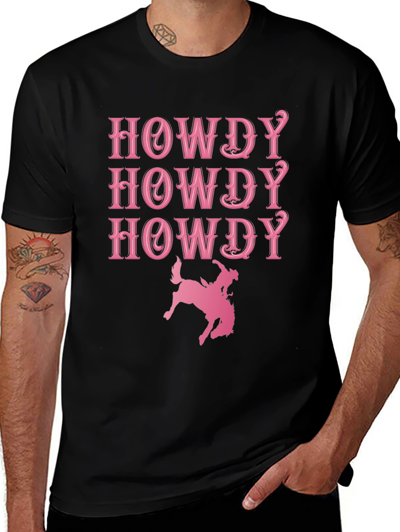 Howdy Rodeo Graphic Tee - Western Style Shirt