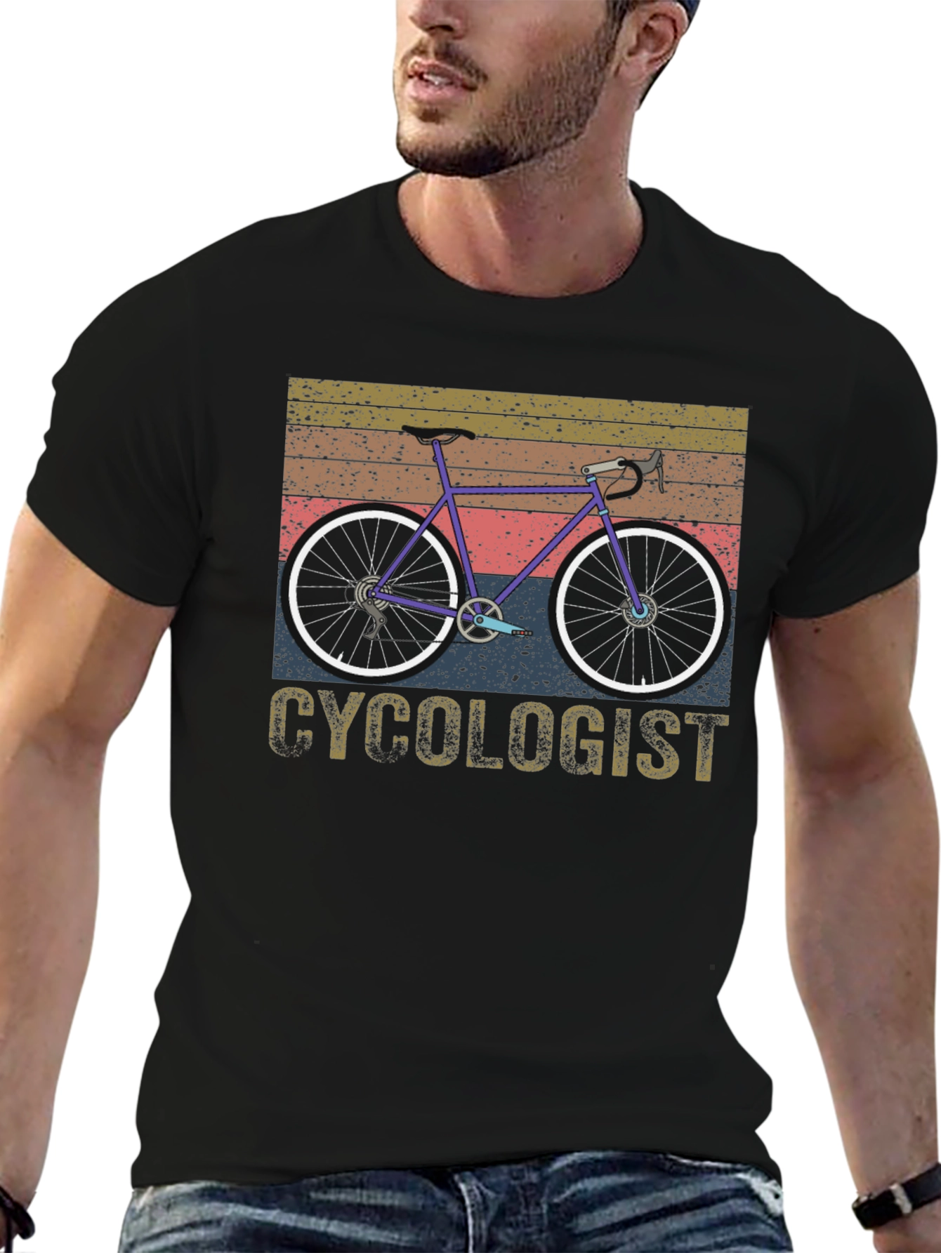 Cyclogist Retro Graphic T-Shirt