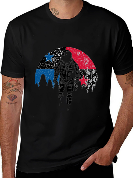 Astronaut Graphic Print T-Shirt