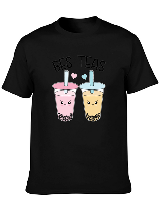 Cute Best Teas Boba Bubble Tea Graphic T-Shirt