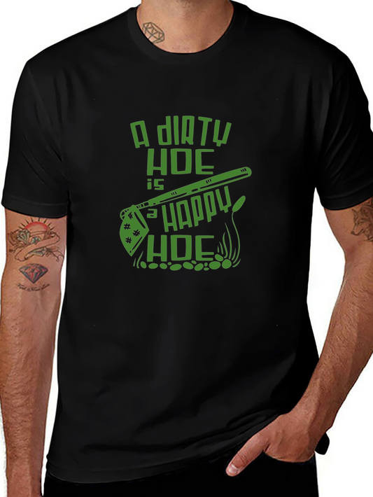 Dirty Hoe Happy Hoe Graphic T-Shirt