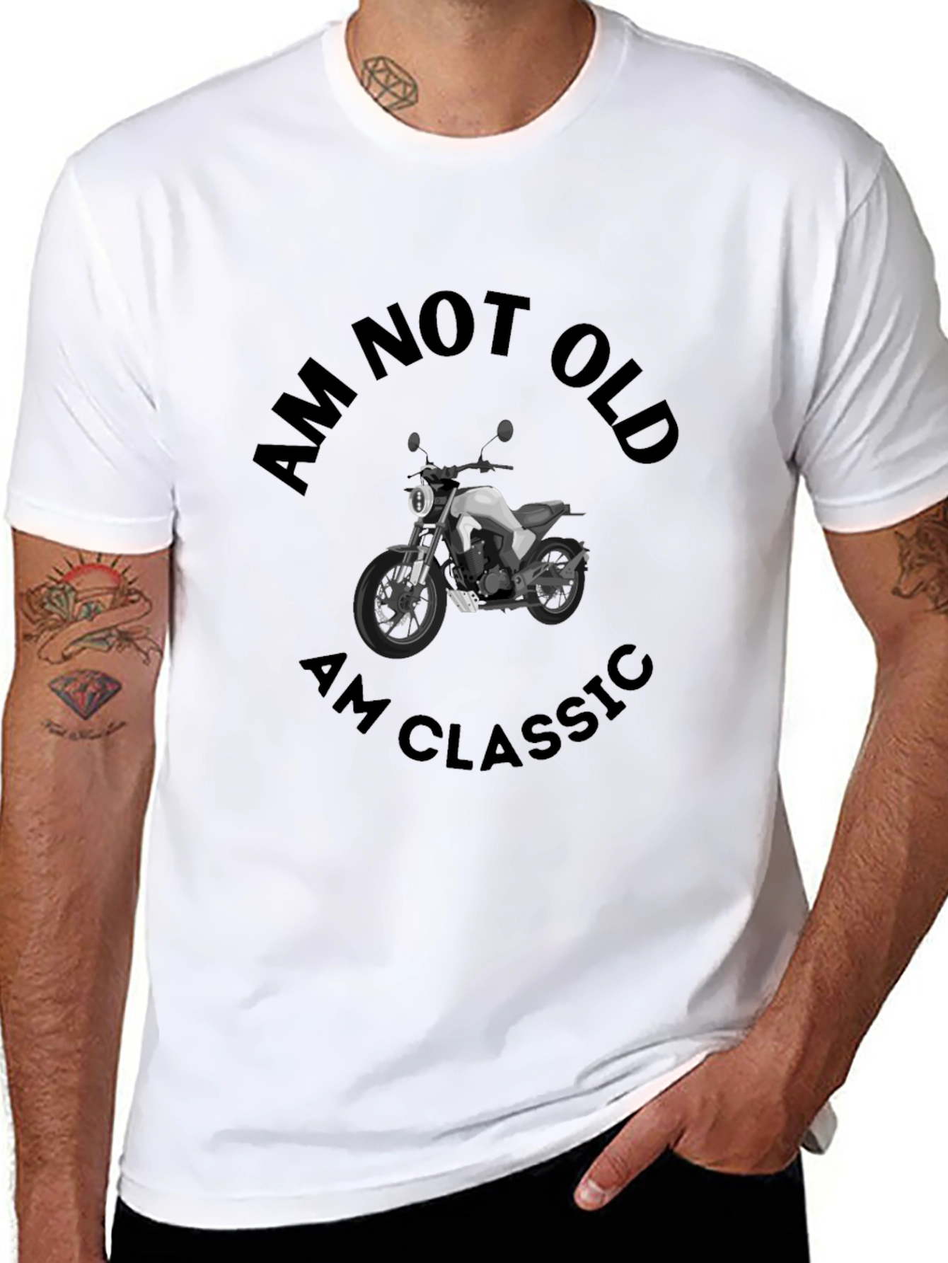 Am Not Old Am Classic Motorcycle T-Shirt