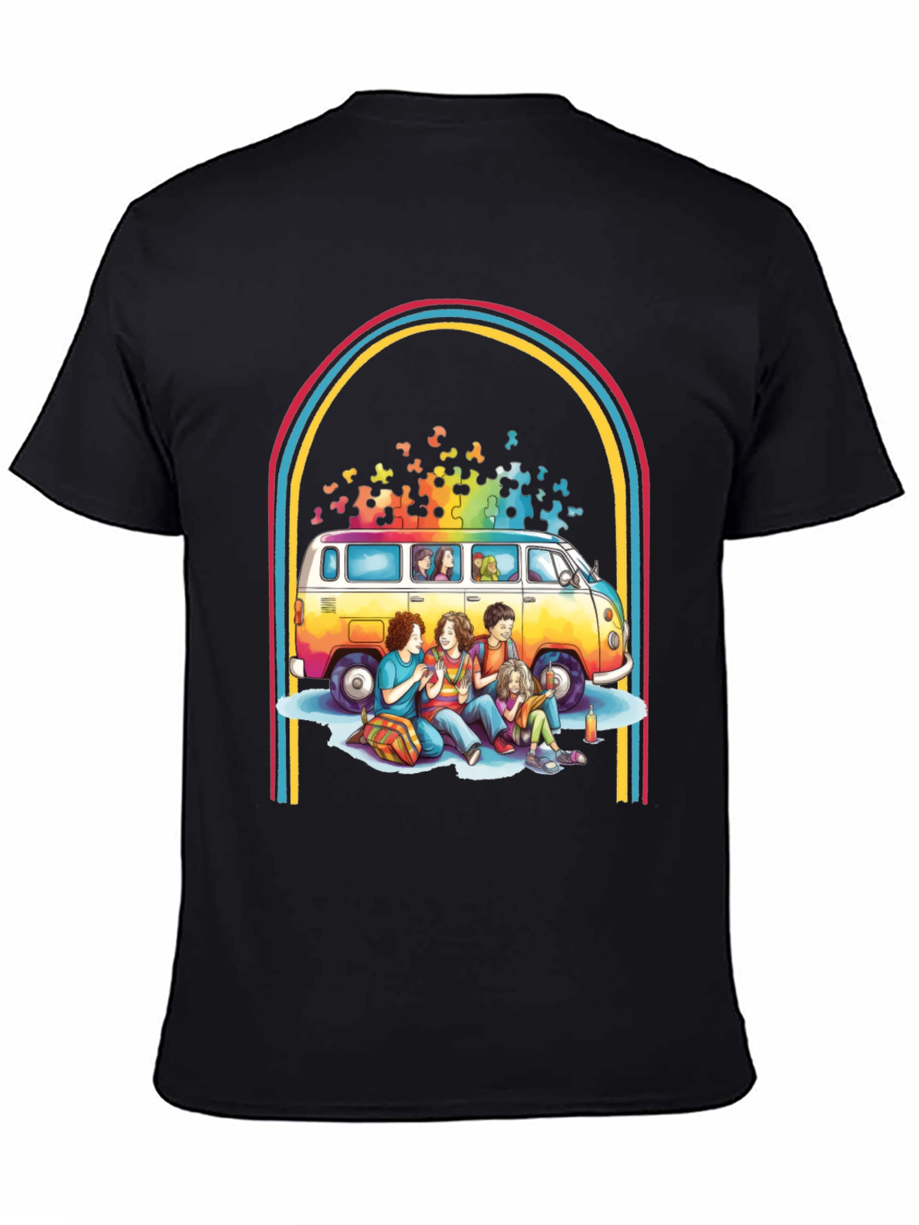 Retro Van & Friends Graphic Tee